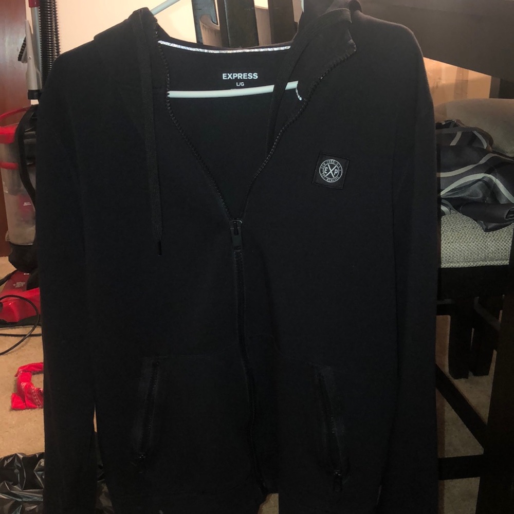 Exspress size large zip up like brand new